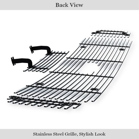 APS Compatible with Ford Excursion 2000-2004 Logo Show Stainless Steel Chrome Horizontal Billet Grille Grill Insert Combo F61142A in Saudi Arabia
