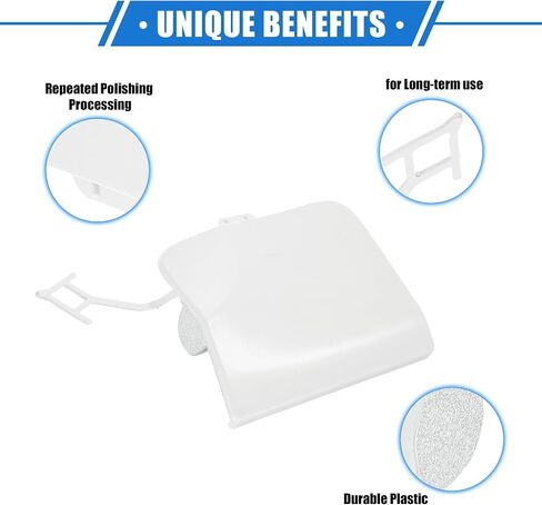 Car Tow Hook Eye Hole Cover Cap Compatible for BMW X3 G08 2018-2020, Durable Plastic White Rear Right in Saudi Arabia