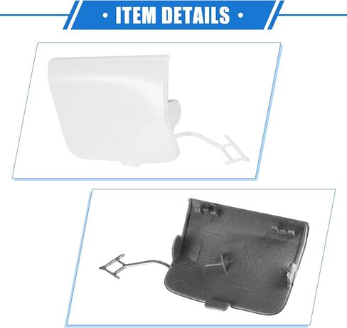 Car Tow Hook Eye Hole Cover Cap Compatible for BMW X3 G08 2018-2020, Durable Plastic White Rear Right in Saudi Arabia
