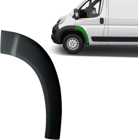 لوحة تشكيل قوس العجلة الأمامية العلوية للباب الأمامي متوافقة مع Ram Promaster 1500 2500 3500 Cargo Van 4 Door 2019 2020 2021 2022 2023 2024 (أمامي يسار) in Kuwait