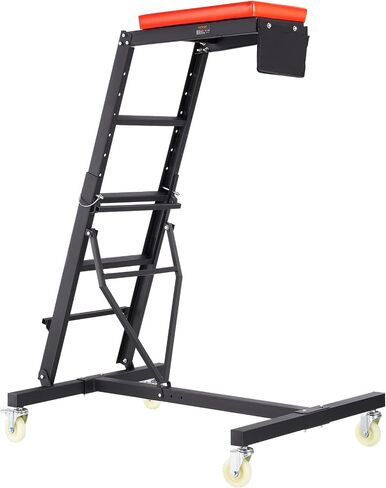 VEVOR Top Automotive Creeper, Engine Creeper with Adjustable Height 45.7" to 66.3", 400 LBS Capacity High Creeper, 4 Swivel Caster Wheels, Heavy Duty Foldable Creeper for Auto Repair and Maintenance in Saudi Arabia