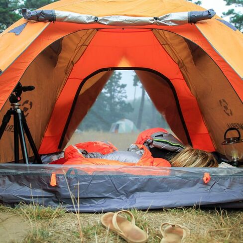 Winterial Camping Tent, 1/3/6 Person Lightweight Personal Bivy 1 to 6 Person Tent with Waterproof Tent Rainfly, Durable Stitched Tent for Camping, Beach, Backpacking, Hiking, and Festivals. in Saudi Arabia
