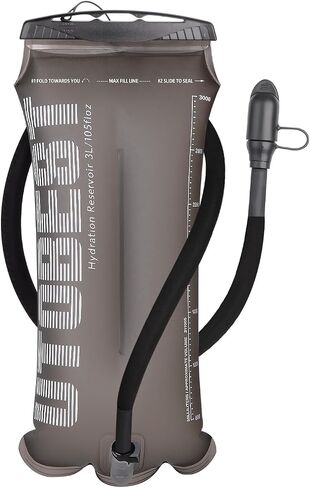 UTOBEST Water Bladder TPU Hydration Bladder with Insulated Tube UTR211 | Food-Grade TPU, BPA Free, Insulated Tube, High Flow Bite Valve, Easy Use and Cleaning, for Hiking, Running,Cycling,Camping in Kuwait