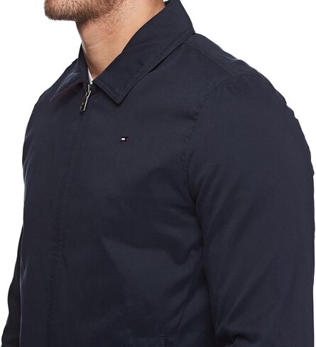 Tommy Hilfiger Men's Lightweight Microtwill Golf Jacket (Standard and Big & Tall), Deep Navy, Large in Saudi Arabia