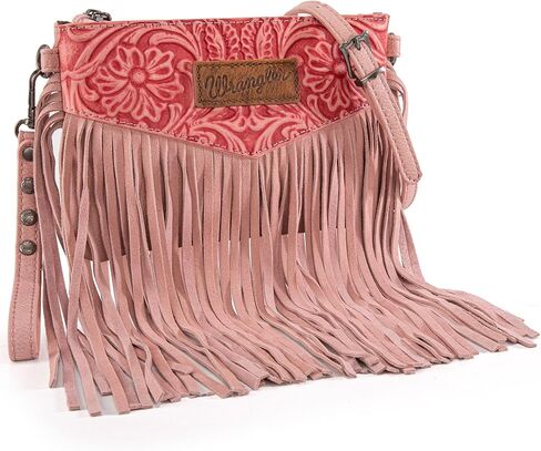 Wrangler Crossbody Small Purse for Women Wristlet Fringe Bag Western Purse in Saudi Arabia