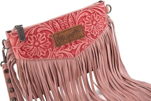 Wrangler Crossbody Small Purse for Women Wristlet Fringe Bag Western Purse in Saudi Arabia