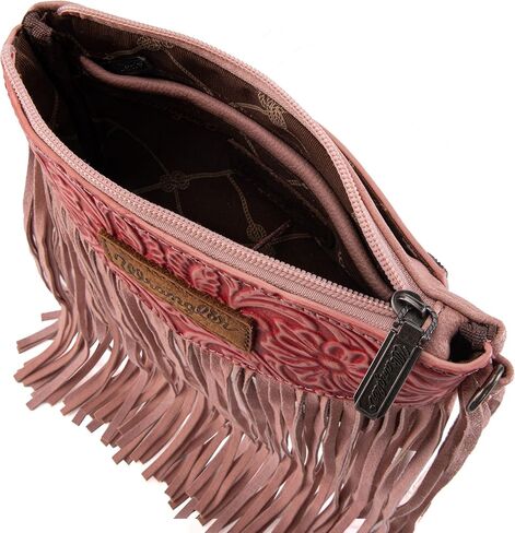 Wrangler Crossbody Small Purse for Women Wristlet Fringe Bag Western Purse in Saudi Arabia