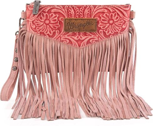 Wrangler Crossbody Small Purse for Women Wristlet Fringe Bag Western Purse in Saudi Arabia