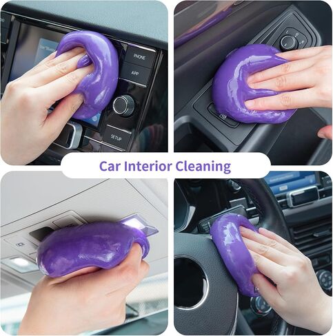 Car Cleaning Gel, Keyboard Cleaner Cleaning Putty for Car Interior Car Slime Cleaner Dust Cleaning Gel Car Putty for Cleaning Car Gel Cleaner Blue NT.WT.: 5.6 oz (160 g) in Saudi Arabia