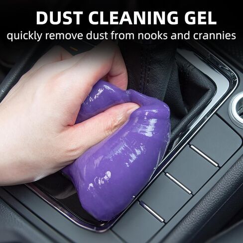 Car Cleaning Gel, Keyboard Cleaner Cleaning Putty for Car Interior Car Slime Cleaner Dust Cleaning Gel Car Putty for Cleaning Car Gel Cleaner Blue NT.WT.: 5.6 oz (160 g) in Saudi Arabia
