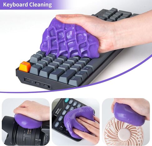Car Cleaning Gel, Keyboard Cleaner Cleaning Putty for Car Interior Car Slime Cleaner Dust Cleaning Gel Car Putty for Cleaning Car Gel Cleaner Blue NT.WT.: 5.6 oz (160 g) in Saudi Arabia