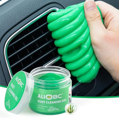 Car Cleaning Gel, Keyboard Cleaner Cleaning Putty for Car Interior Car Slime Cleaner Dust Cleaning Gel Car Putty for Cleaning Car Gel Cleaner Blue NT.WT.: 5.6 oz (160 g) in Kuwait