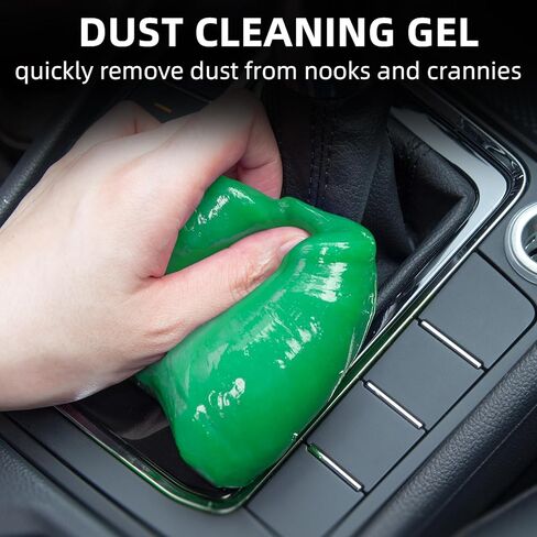 Car Cleaning Gel, Keyboard Cleaner Cleaning Putty for Car Interior Car Slime Cleaner Dust Cleaning Gel Car Putty for Cleaning Car Gel Cleaner Blue NT.WT.: 5.6 oz (160 g) in Kuwait