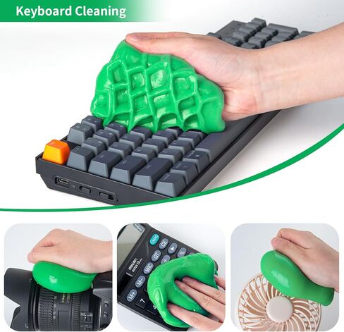 Car Cleaning Gel, Keyboard Cleaner Cleaning Putty for Car Interior Car Slime Cleaner Dust Cleaning Gel Car Putty for Cleaning Car Gel Cleaner Blue NT.WT.: 5.6 oz (160 g) in Kuwait