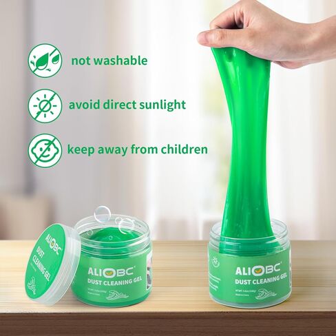 Car Cleaning Gel, Keyboard Cleaner Cleaning Putty for Car Interior Car Slime Cleaner Dust Cleaning Gel Car Putty for Cleaning Car Gel Cleaner Blue NT.WT.: 5.6 oz (160 g) in Kuwait