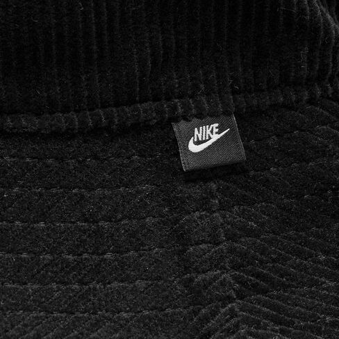Nike Sportswear Corduroy Bucket Hat, Black, L/XL in Saudi Arabia