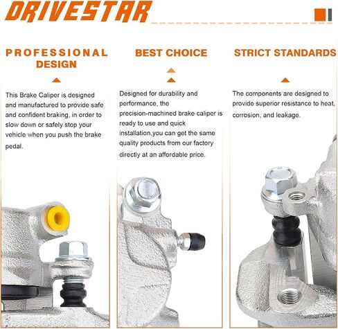 DRIVESTAR 19B818 19B819 ماسكات الفرامل الأمامية اليسرى واليمنى، تناسب 1984-1995 لسيارة Toyota Pickup، RWD in Saudi Arabia