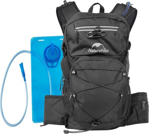 حقيبة ظهر للترطيب من Naturehike مع مثانة مياه سعة 2 لتر، حزمة ترطيب خفيفة الوزن سعة 20 لتر مع واقي الخصر للجري وركوب الدراجات والمشي لمسافات طويلة وركوب الدراجات والحفلات النهارية للبالغين in Saudi Arabia