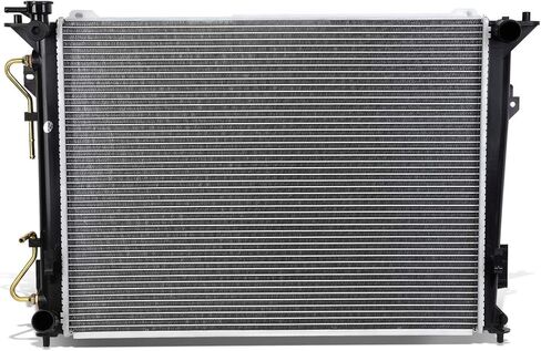 DNA Motoring OEM-RA-2831 Factory Style Aluminum Cooling Radiator Compatible with 06-11 Azera, 07-10 Magentis/Optima AT, 25-1/16" W X 18-7/8" X 5/8" D, 1-3/8" Inlet, 1-3/8" Outlet in Saudi Arabia
