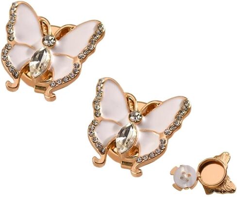 Button Covers For Women Men Shell Button Cover For Dress Shirt Tuxedo, As Decorative Collar Jewel Flower Rhinestone Pearls Fancy Accessories Used For Formal Business Daily Party Wedding Gifts in Saudi Arabia