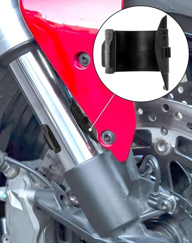 QWORK Motorcycle Fork Seal Cleaner Tool, 2 Pack Universal Cleaning Shock Repairing Absorber Tool Motorcycle Fork Cleaner in Saudi Arabia
