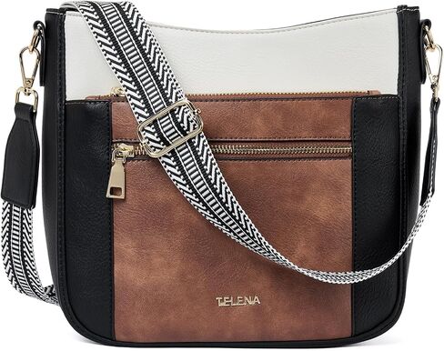 Telena Vegan Leather Crossbody Bags for Women Travel Shoulder Bag Hobo Bucket Bag Large Cross Body Purse Straps Replacement in Saudi Arabia