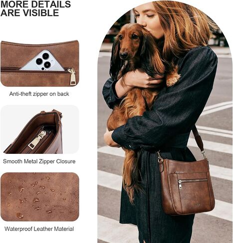 Telena Vegan Leather Crossbody Bags for Women Travel Shoulder Bag Hobo Bucket Bag Large Cross Body Purse Straps Replacement in Saudi Arabia