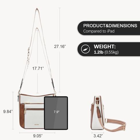 Telena Vegan Leather Crossbody Bags for Women Travel Shoulder Bag Hobo Bucket Bag Large Cross Body Purse Straps Replacement in Kuwait