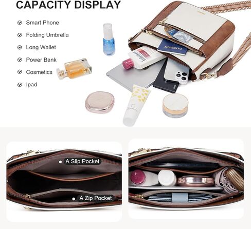 Telena Vegan Leather Crossbody Bags for Women Travel Shoulder Bag Hobo Bucket Bag Large Cross Body Purse Straps Replacement in Kuwait