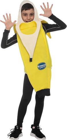 Spooktacular Creations Child Unisex Banana Costume Tropical Fruit Jumpsuit for Kids Toddler Halloween Dress Up Themed Party in Saudi Arabia