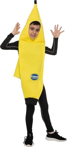 Spooktacular Creations Child Unisex Banana Costume Tropical Fruit Jumpsuit for Kids Toddler Halloween Dress Up Themed Party in Saudi Arabia