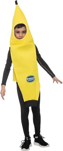 Spooktacular Creations Child Unisex Banana Costume Tropical Fruit Jumpsuit for Kids Toddler Halloween Dress Up Themed Party in Saudi Arabia