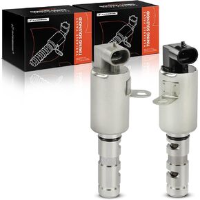A-Premium 2-PC Left and Right Engine Variable Valve Timing (VVT) Solenoid Compatible with Hyundai Santa Fe 2006-2009 & Kia Optima/Magentis 2006-2010, Rondo 2007-2010, 2.7L