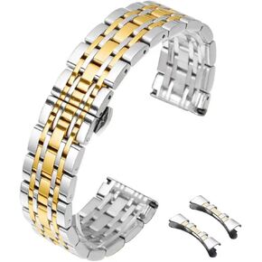 Metal Watch Band Stainless Steel Watch Strap With Weight 12mm 14mm 16mm 18mm 19mm 20mm 21mm 22mm 24mm Bracelet band Replacement Band for Men and Women