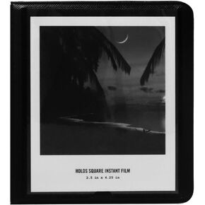 2 Pack 33 Pockets Photo Album for Polaroid Instant Camera,Suit for 3.5 in x 4.25 in Photos,PVC Material and Water Resistant (Pink+Grey, 2) in Saudi Arabia