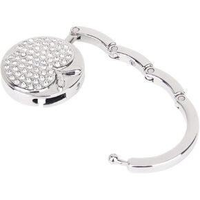 شماعة حقيبة قابلة للطي من كليسبيد، رف ملابس قابل للطي، شماعة محفظة، حامل المحفظة، خطاف المحفظة، خطاف المحفظة، حامل حقيبة من حجر الراين، حامل حقيبة اليد، خطافات مكتب لحقائب المحفظة، حقيبة يد نسائية in Kuwait