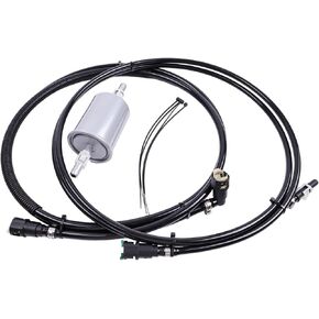 Fuel Line Replacement Kit FL-GM16D NFR0012 FL-GM56C GM56B Compatible with Chevy S10 GMC Sonoma 1997-2005