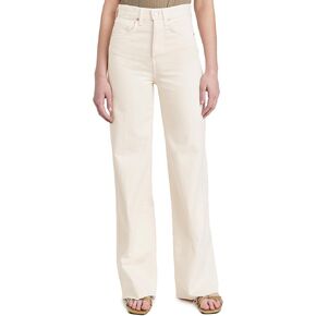 Women's Taylor High Rise Wide Leg Jeans, Ecru, Off White, 24