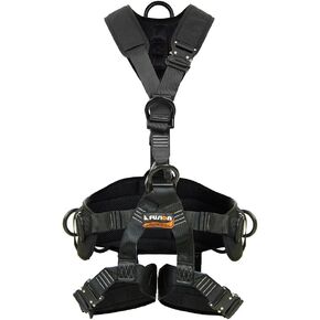 Fusion Climb Tac Rescue Tactical Full Body Eva Padded Heavy Duty Adjustable Zipline Harness 23kn