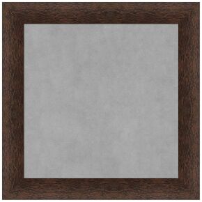 Amanti Art Framed Magnetic Board (25 x 25) Warm Walnut Magnet Board, Medium Magnetic Bulletin Board for Office Decor, Mudroom, Kitchen or Organization Drop Zone from WI, USA