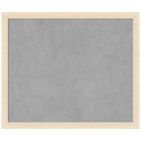 Amanti Art Framed Magnetic Board (26 x 22) Woodgrain Stripe Blonde Magnet Board, Medium Magnetic Bulletin Board for Office Decor, Mudroom, Kitchen or Organization Drop Zone from WI, USA