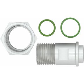 ICT Billet A/C Adapter Fitting #12 (3/4) Female to #10 (5/8) Male Drier Accumulator Universal Hose Custom Billet Aluminum Made in USA FAC12F10M