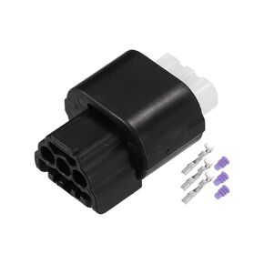 X AUTOHAUX 1 Set A/C Pressure Switch Connector for Honda E41C3 2005-2020 Black