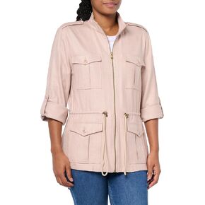 Trina Turk Women's Zip Front Lightweight Jacket
