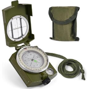 Compass, Hiking Compass for Survival with Lensatic – Waterproof Durable and Pocket-Sized