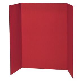 Pacon PAC3770 Presentation Board, 48" x 36", Red