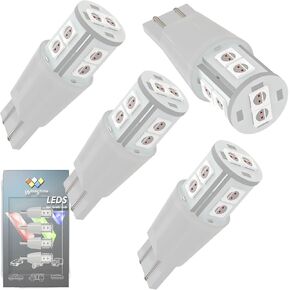 921 LED Bulb Reverse Lights,T10 LED Bulb,T15 LED Bulb White 6000k,Car Automotive Camper Truck RV T15 906 W16W 194 W5W LED Bulb DC 12V-24V for Backup Turn Signal Lights Error Free (Pack 8)
