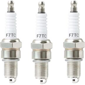 3 قطع F7TC Spark Plug متوافقة مع Honda GX120 GX160 GX200 GX240 GX270 GX340 GX390 مولد محرك رباعي الأشواط جزازة مضخة مياه تيلر دراجة صغيرة Go Kart Sparkplugs