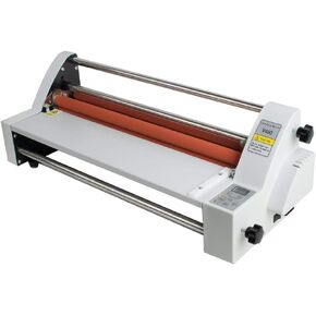 vinmax 18inch Laminating Machine Office Use Hot Cold Roll Laminator Single Dual Sided Thermal Laminating Machine Industrial Commercial Photo Laminator School Office Home Use, White