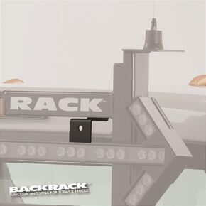 RealTruck Backrack Arrow Stick Brackets | Black, Pair | 91004 | Universal w/Backrack Frame's
